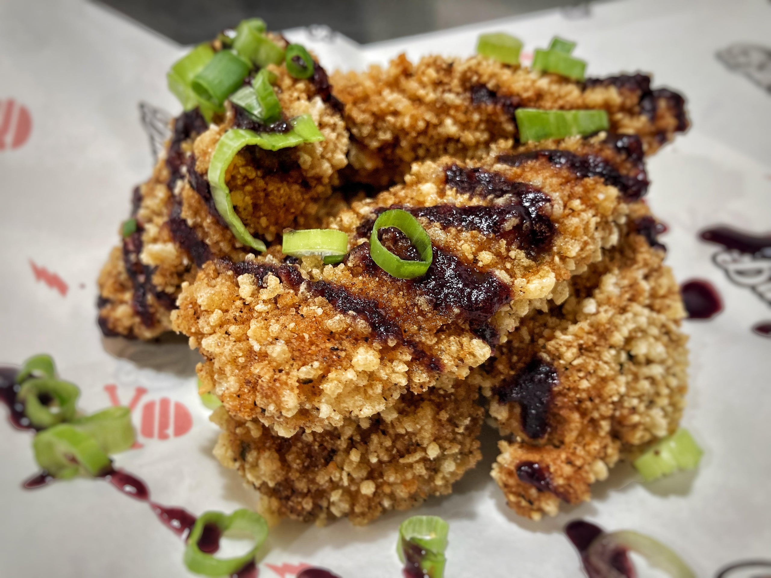 Catering Tray of Jalapeno Poppers (25 poppers) Bubbie's Plant Burgers